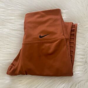 Nike Dri Fit Rust Leggings w/Cut out Side Panels Sz XS